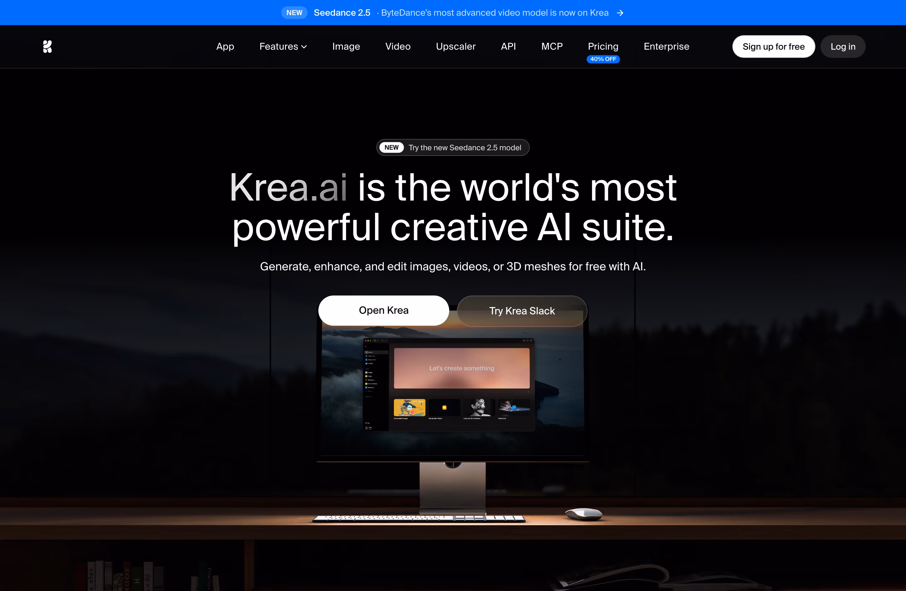 Krea hero — Design & Creative