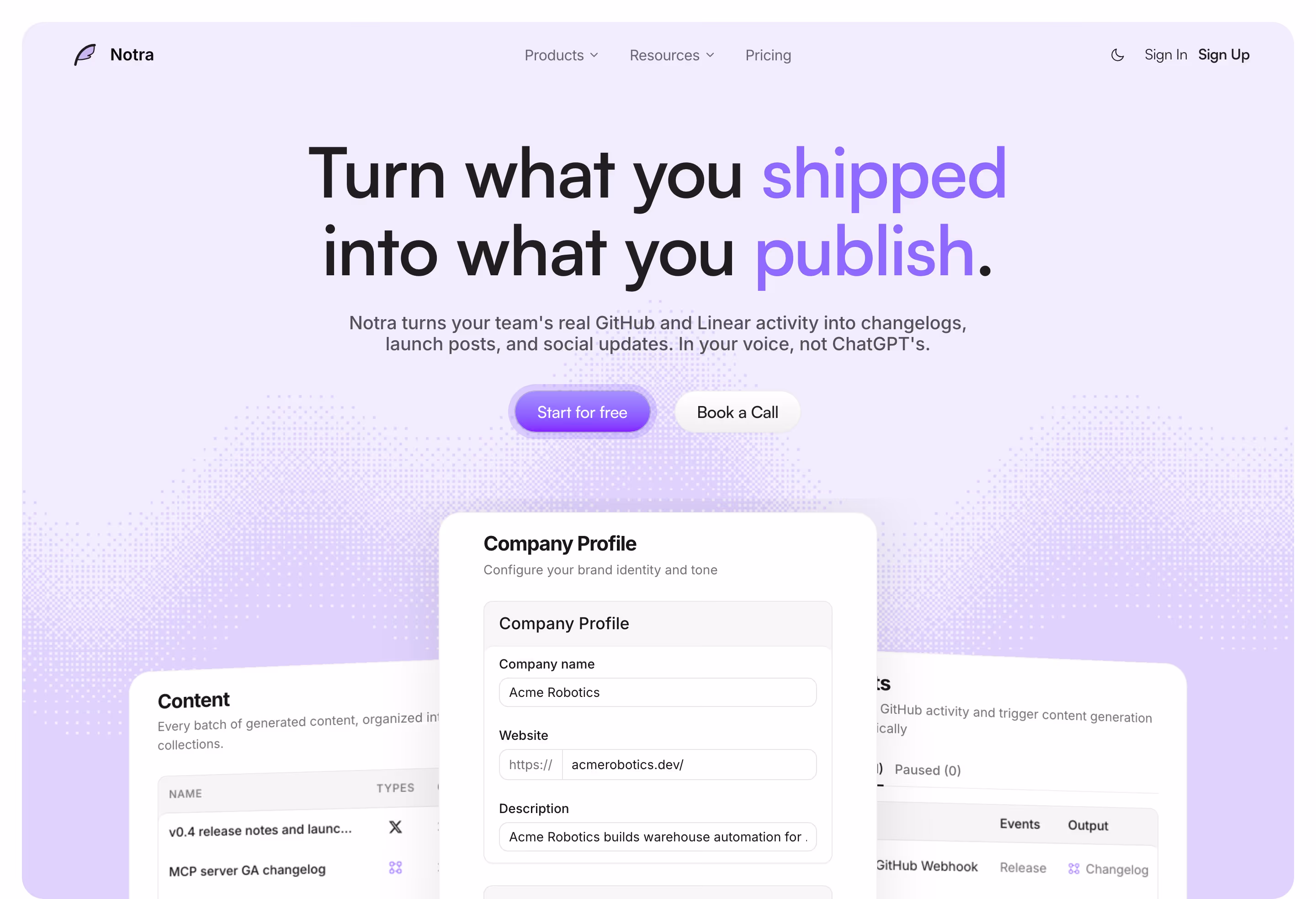 Usenotra hero design — Marketing