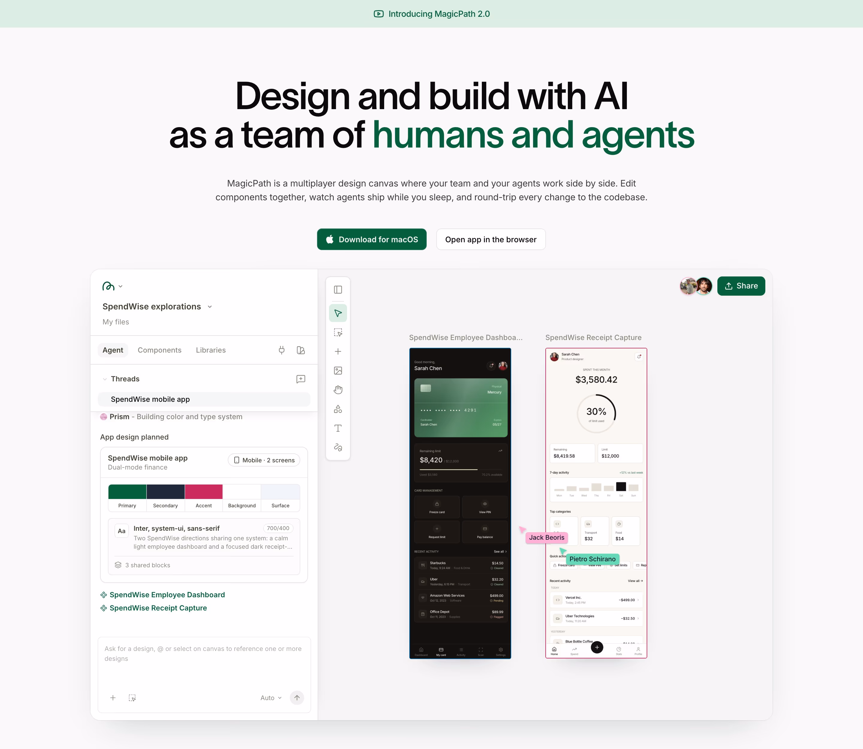Magicpath hero design — Design & Creative