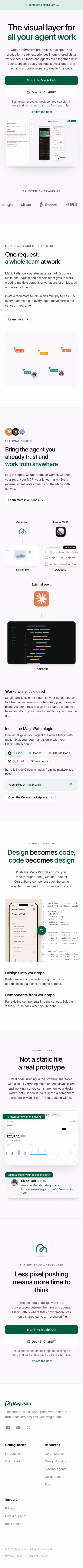 Magicpath mobile design — Design & Creative
