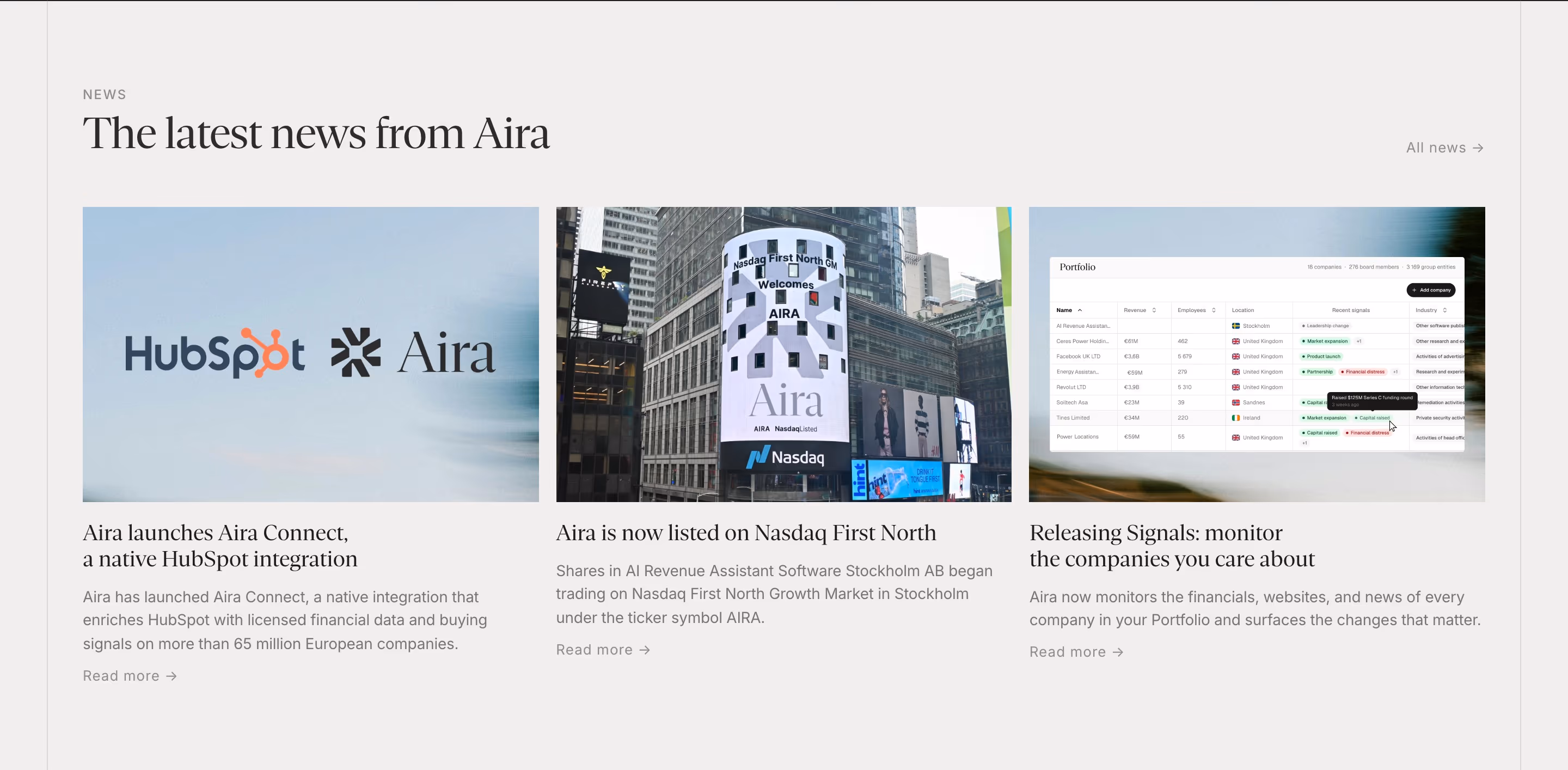 Aira feature design — Sales & Support