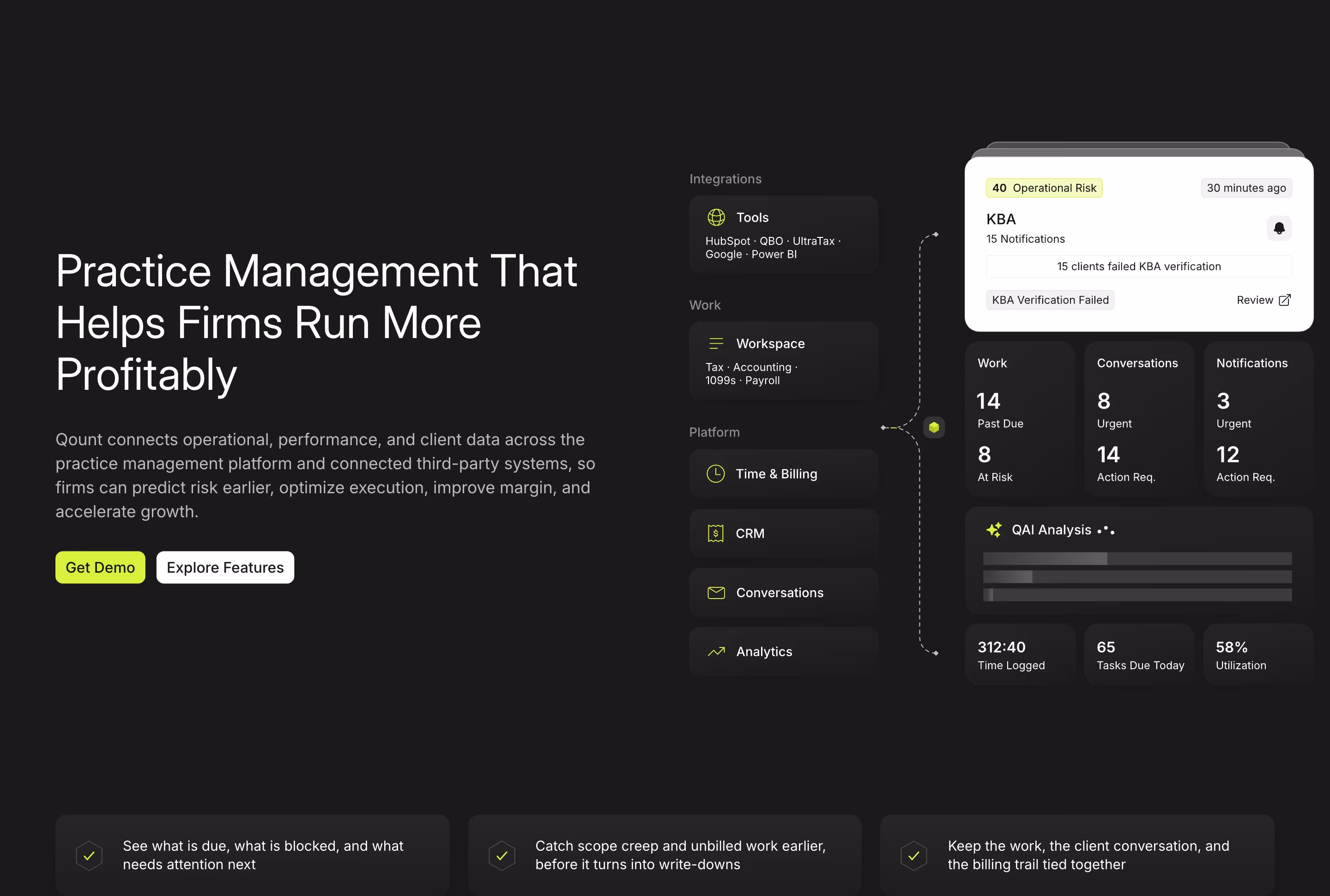 Qount hero design — Finance & Commerce