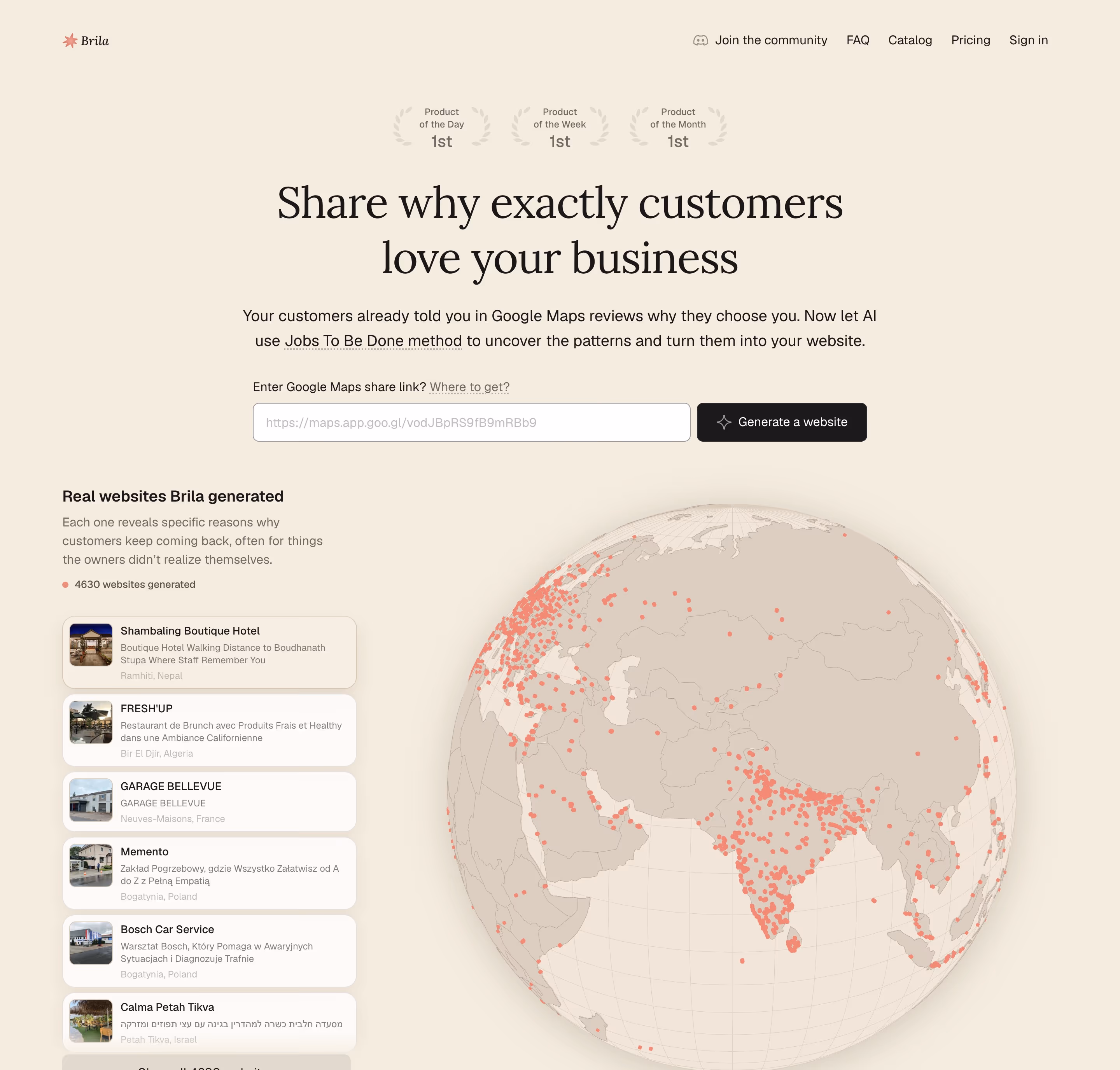 Brila hero design — Design & Creative