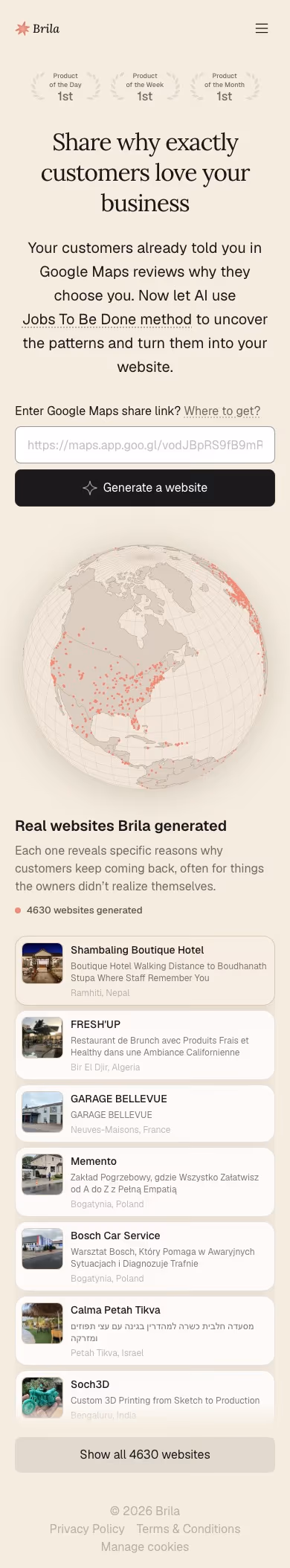 Brila mobile design — Design & Creative