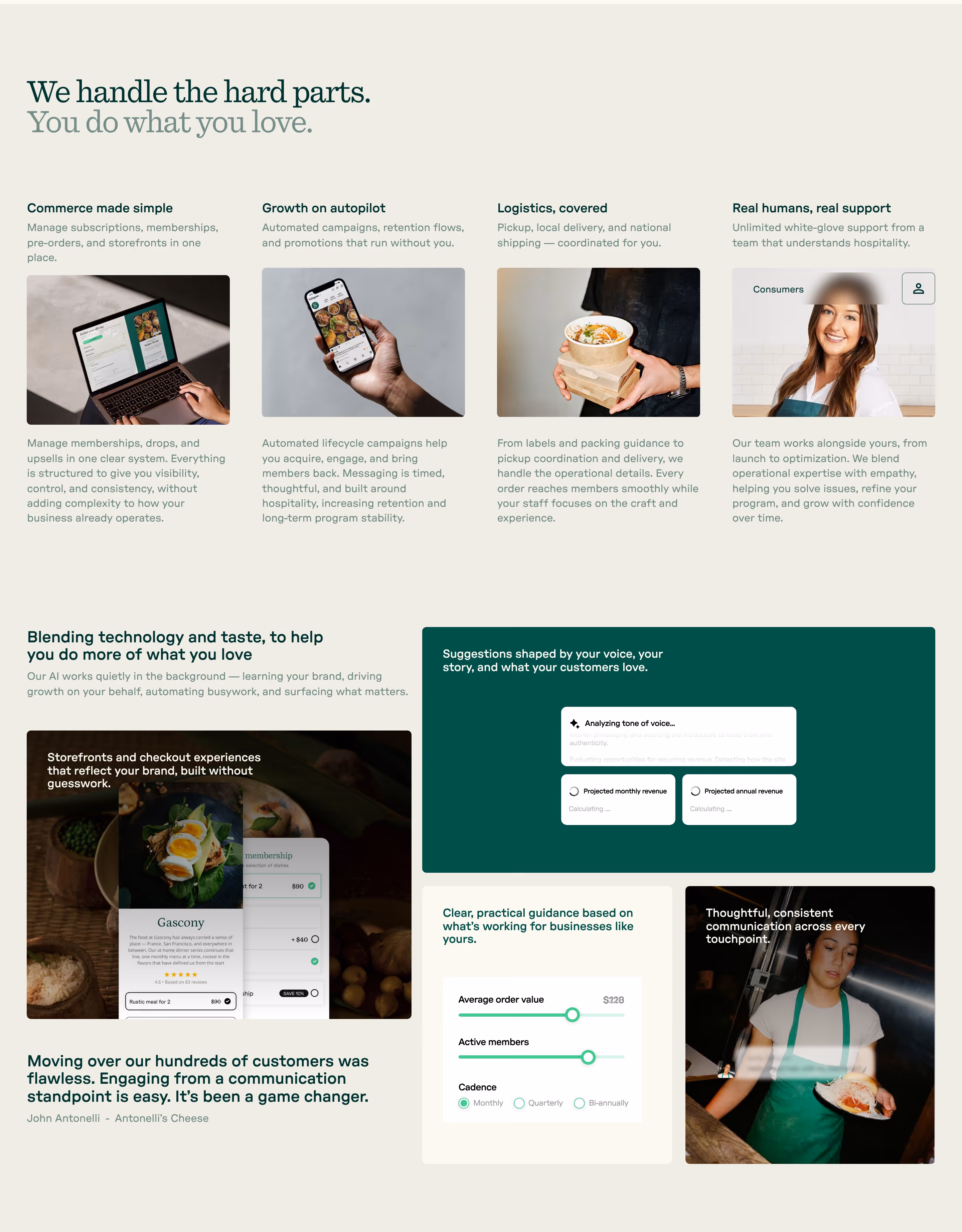 Table22 feature design — Finance & Commerce