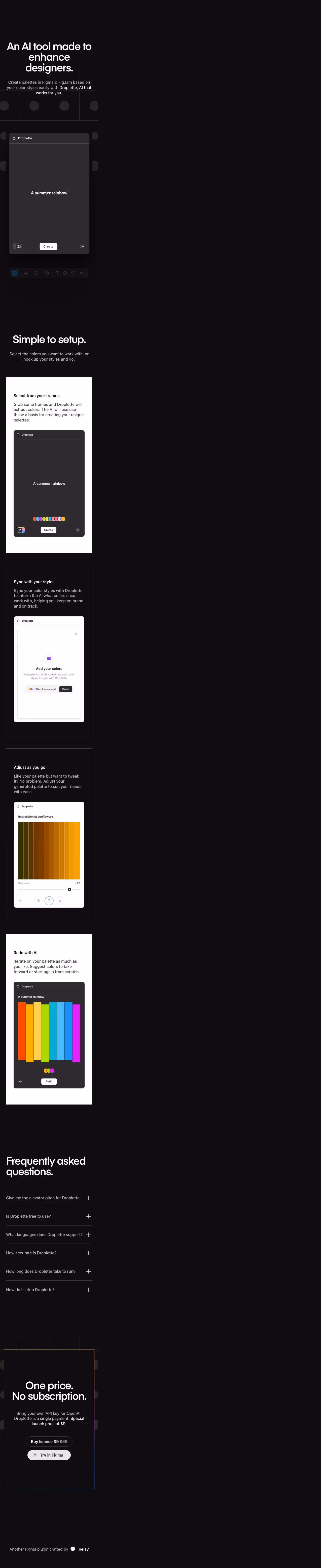Droplette mobile design — Design & Creative