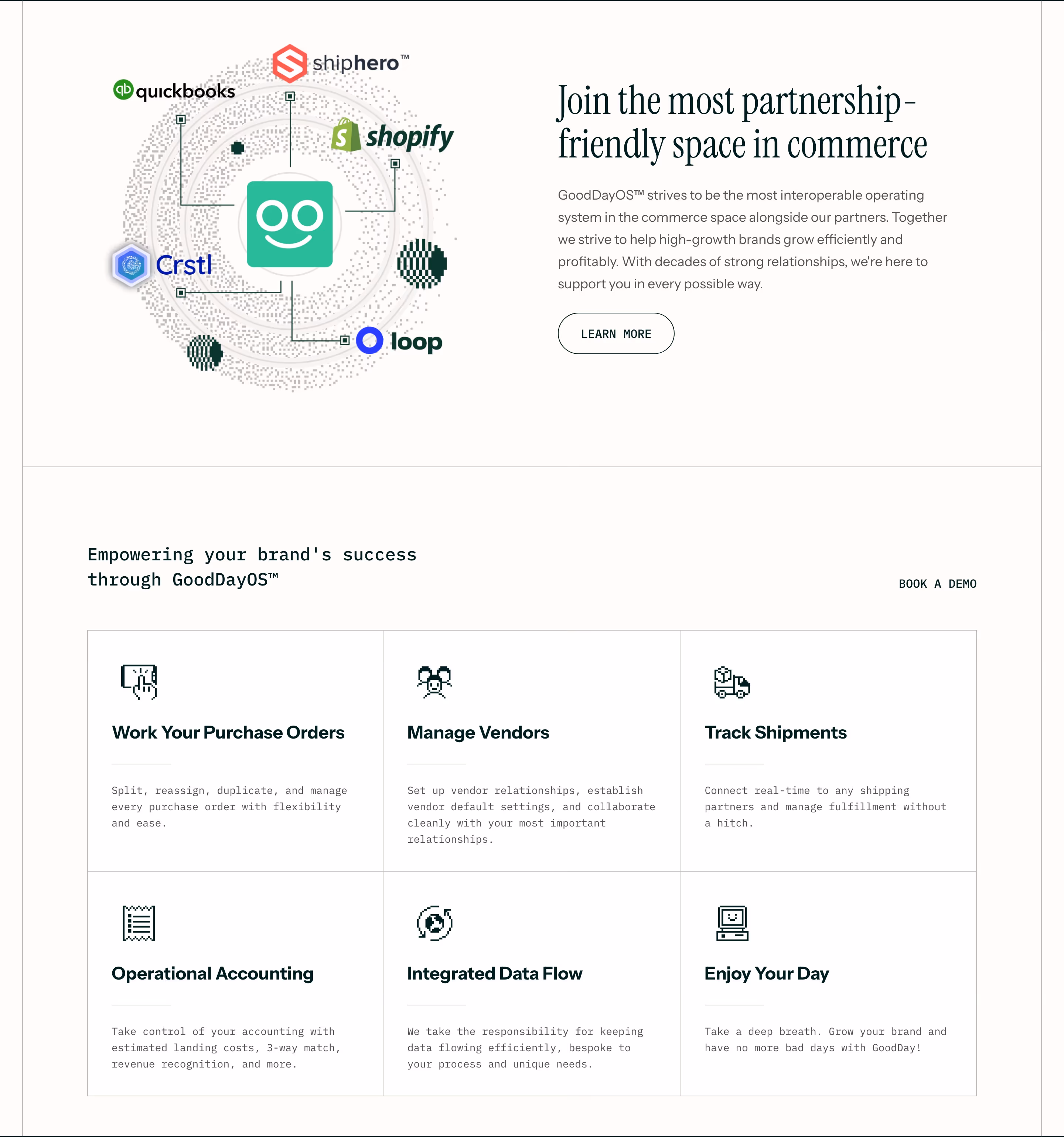 Gooddaysoftware feature design — Finance & Commerce