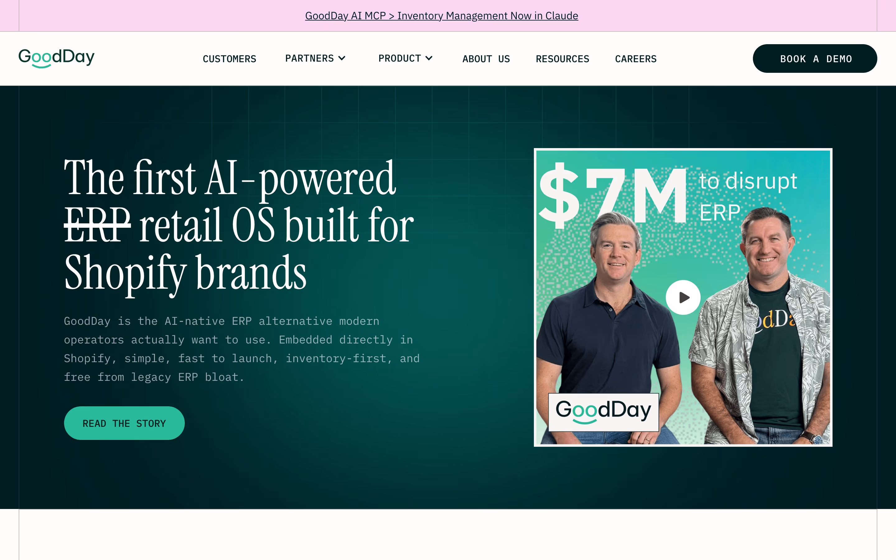 Gooddaysoftware hero design — Finance & Commerce