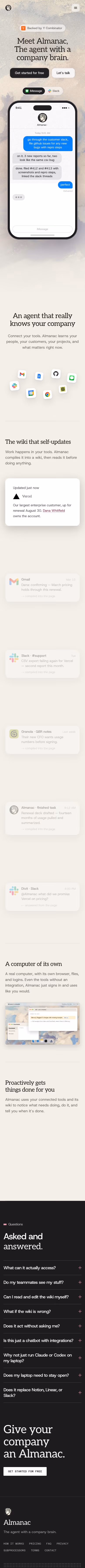 Usealmanac mobile design — Productivity & Collaboration