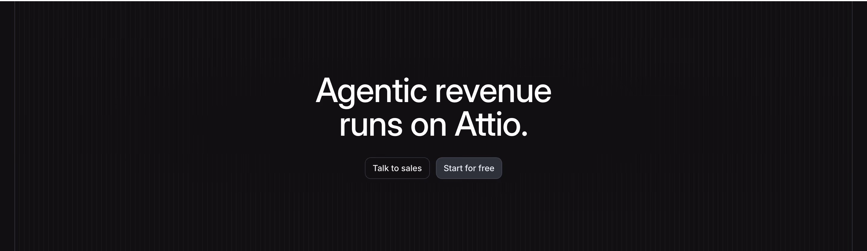 Attio CTAs section design