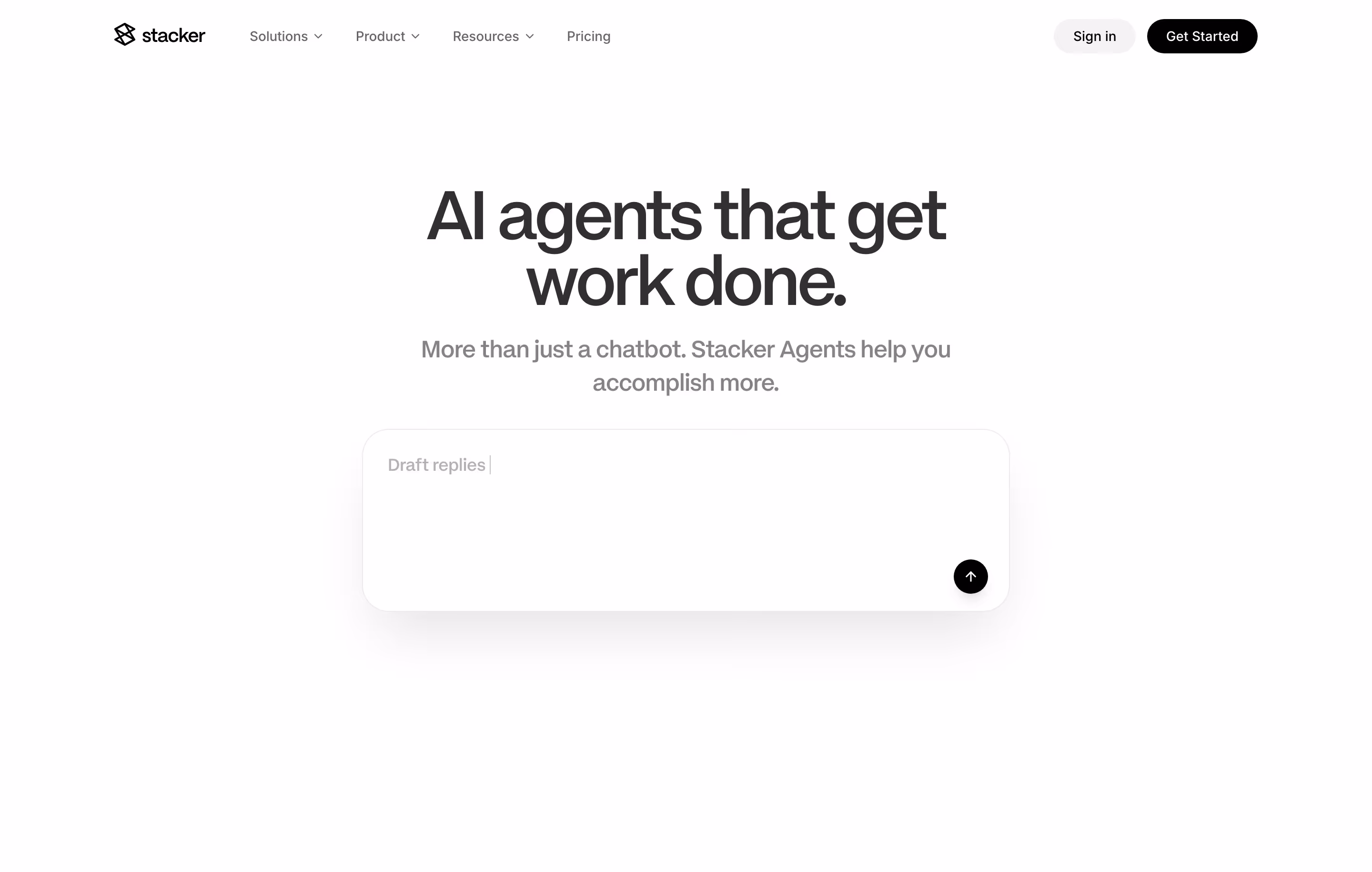 Stacker hero design — Engineering & Infrastructure