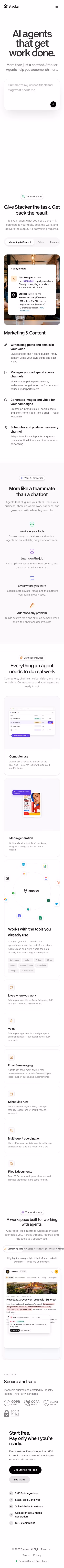 Stacker mobile design — Engineering & Infrastructure