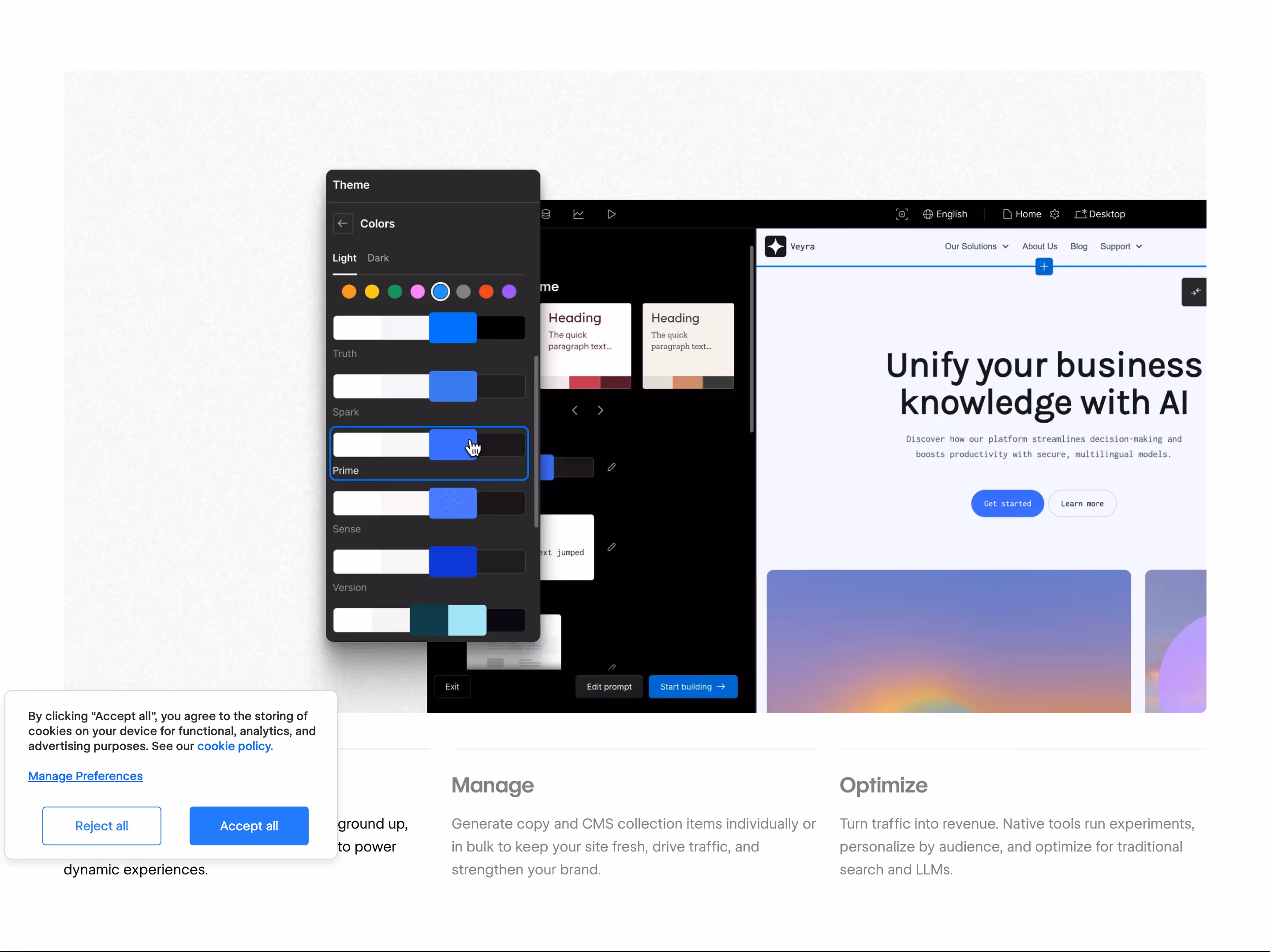 Webflow feature design — Design & Creative