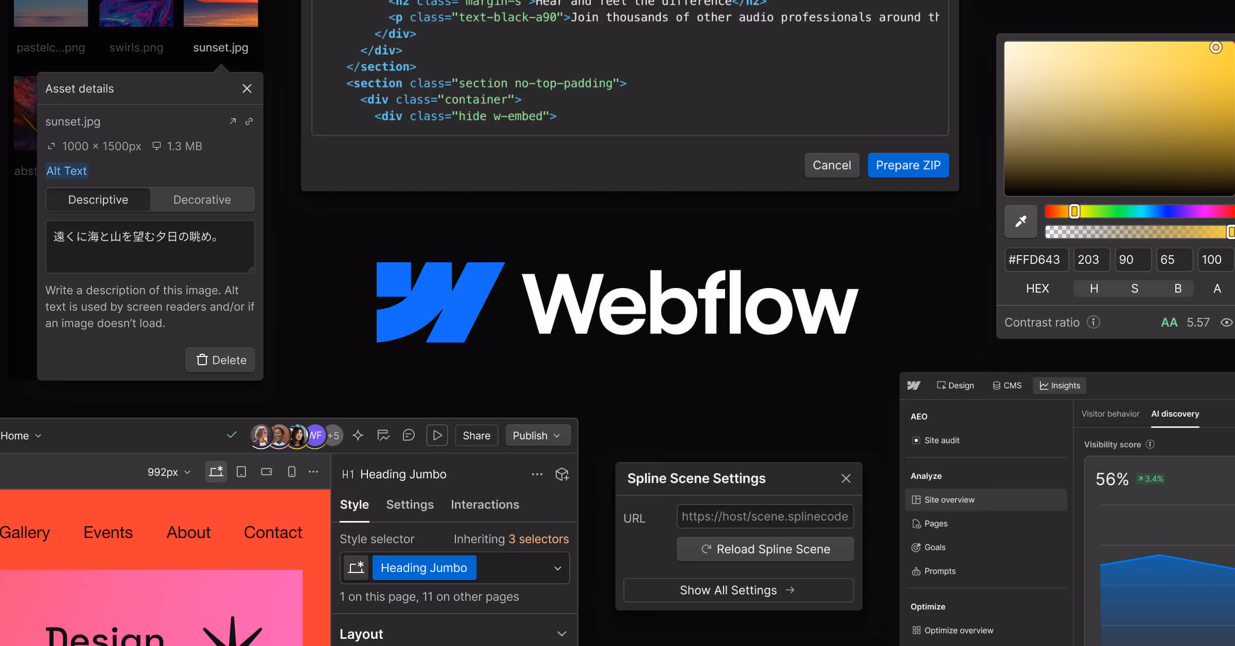 Webflow og image design — Design & Creative