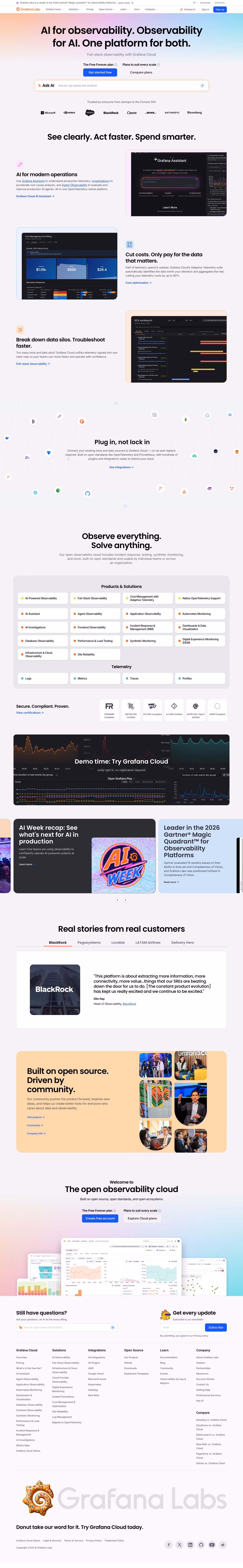 Grafana full landing page screenshot (desktop)