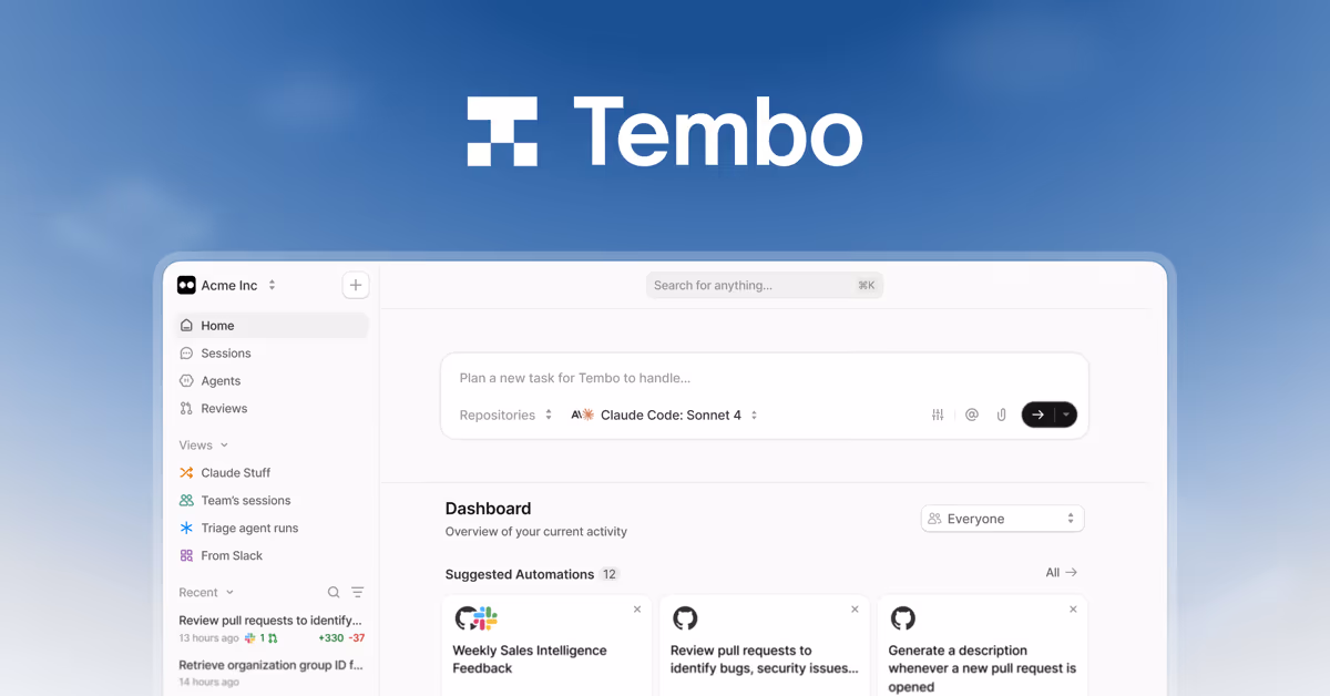 Tembo og image design — Engineering & Infrastructure