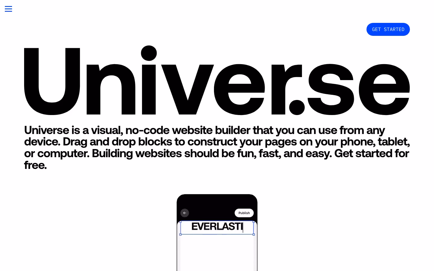 Onuniverse landing page design — Design & Creative