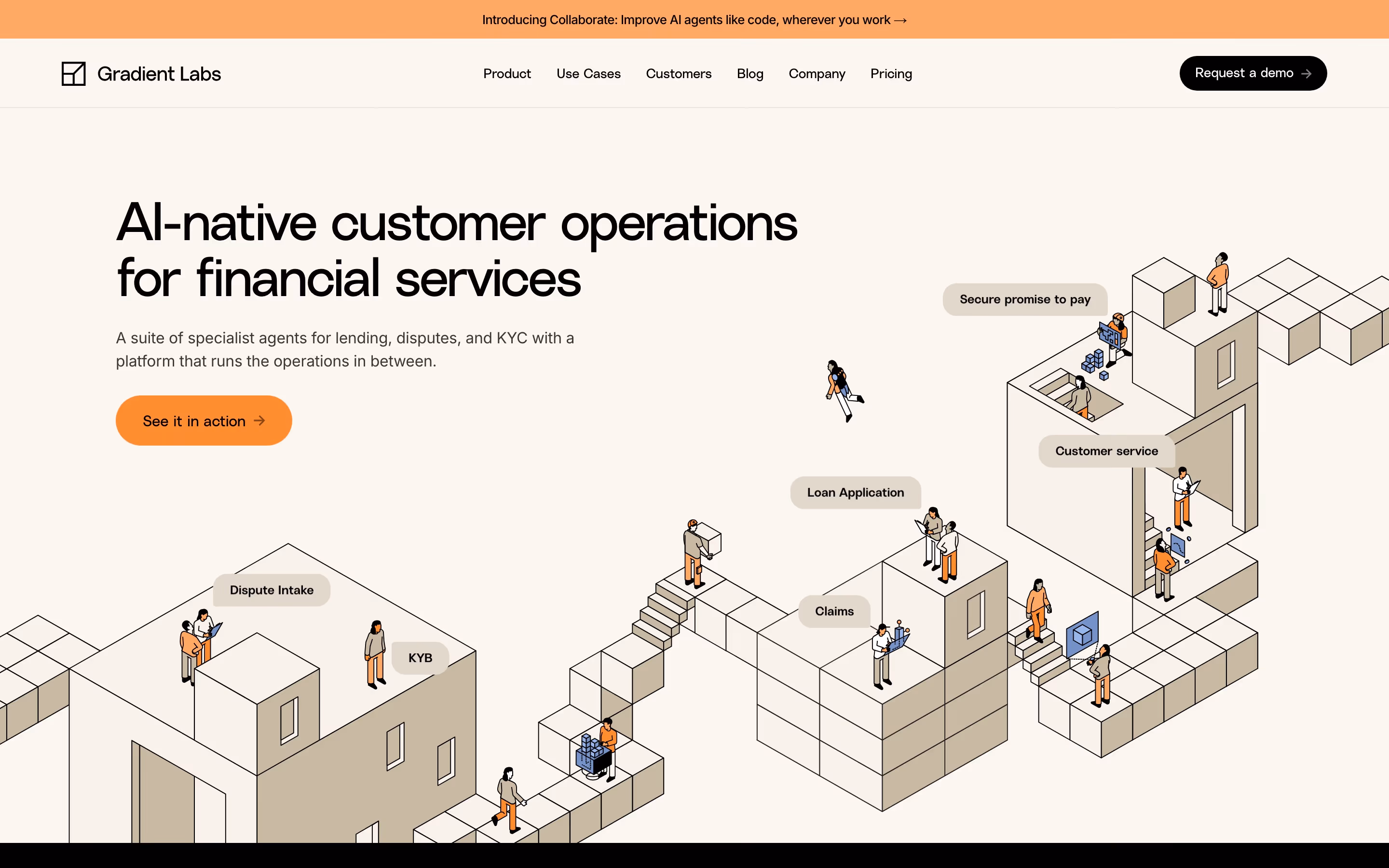 Gradient-labs hero design — Finance & Commerce