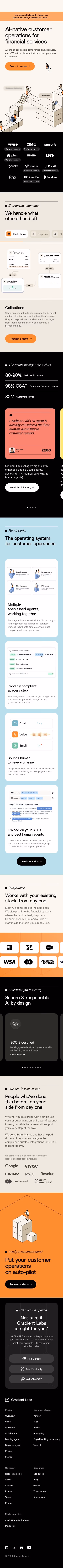 Gradient-labs mobile design — Finance & Commerce
