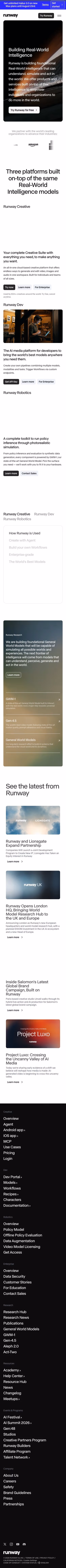 Runway mobile design — Design & Creative