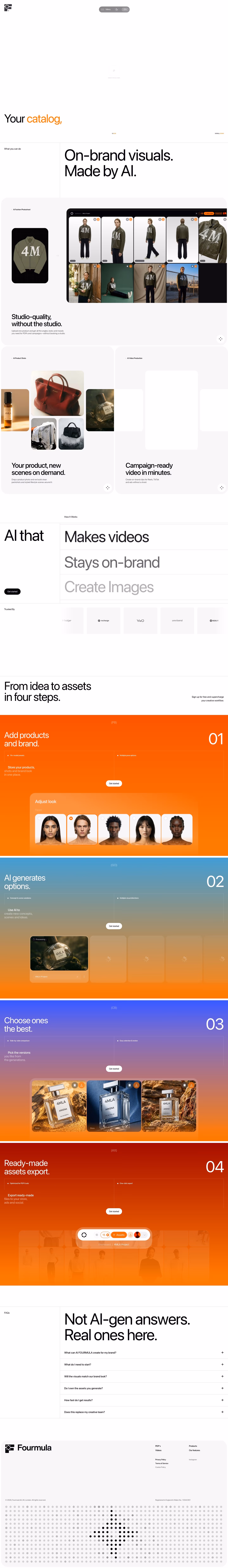 Fourmula full landing page screenshot (desktop)