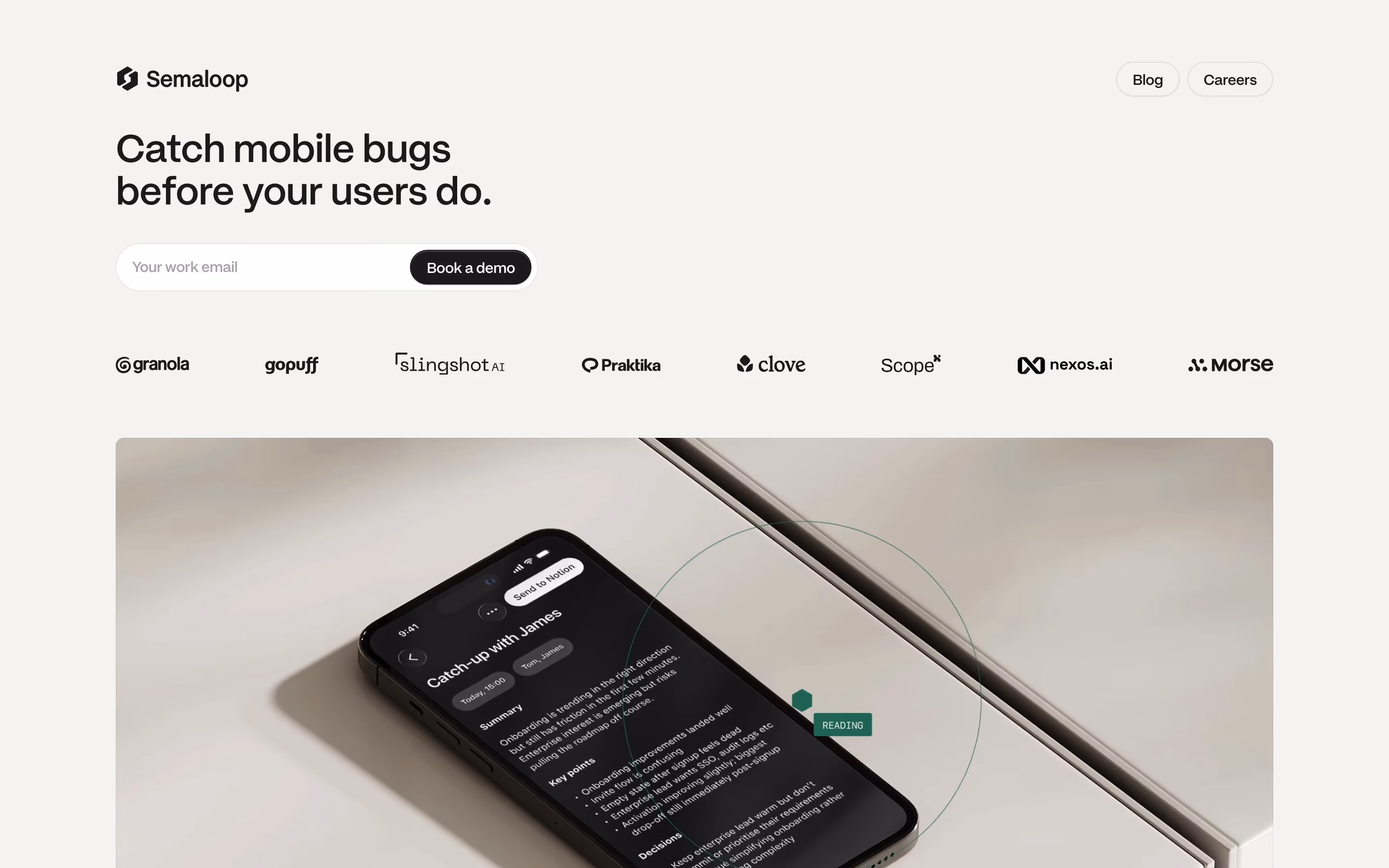 Semaloop Heroes section design