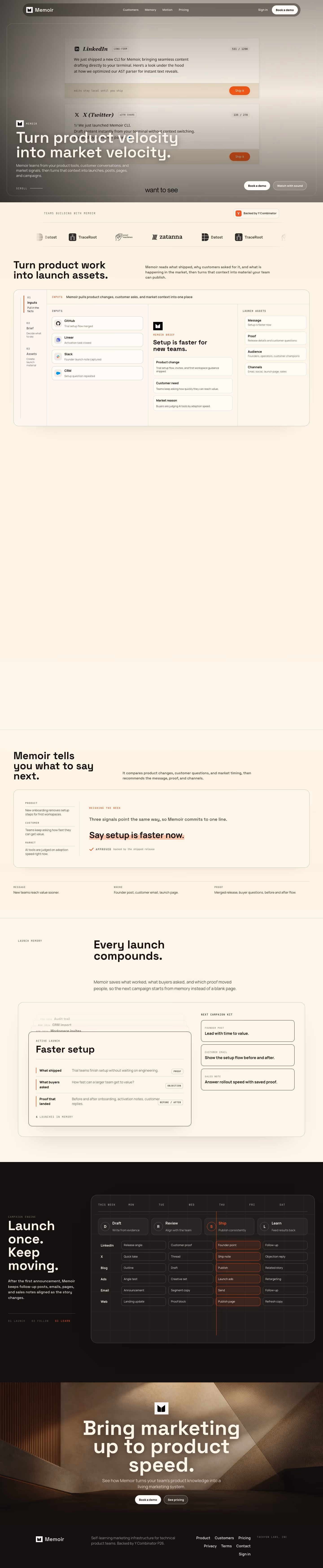 Trymemoir full landing page screenshot (desktop)