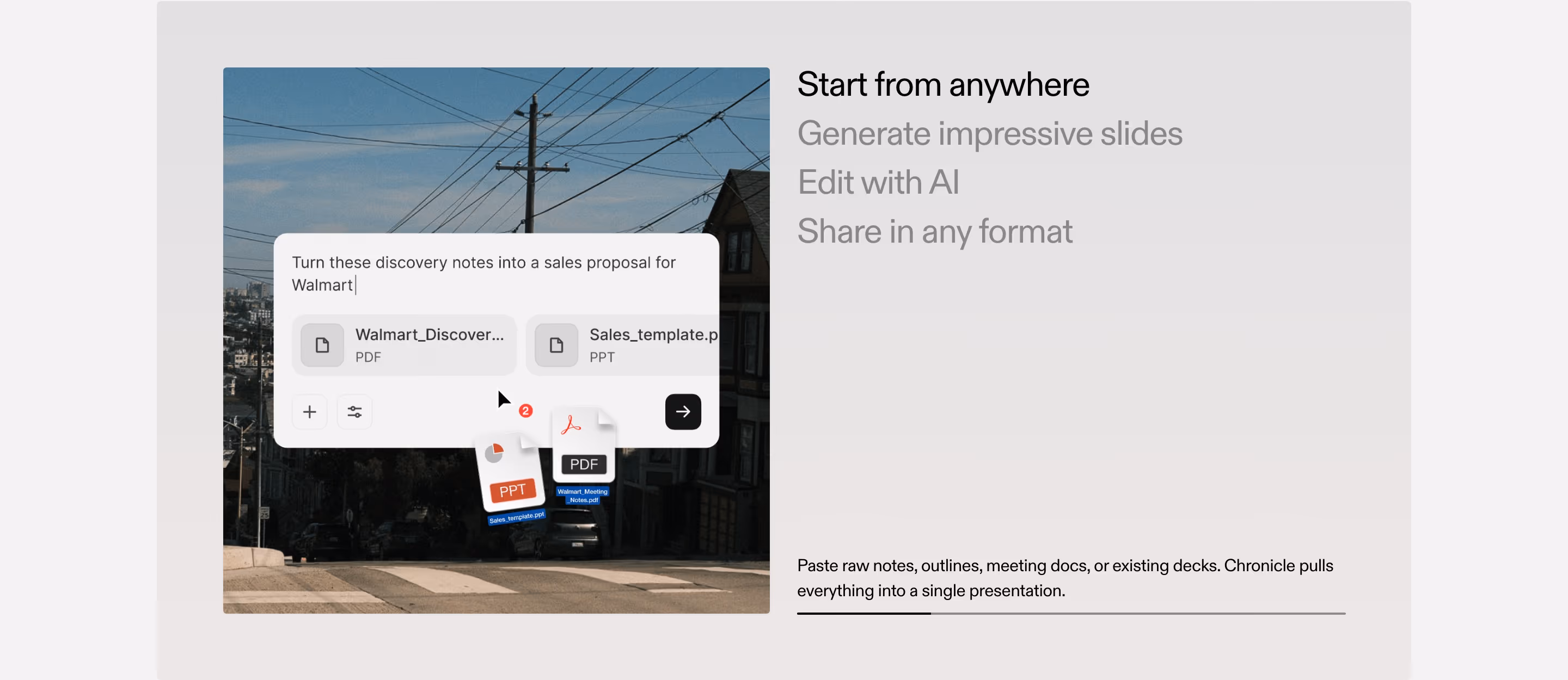 Chronicle feature design — Productivity & Collaboration