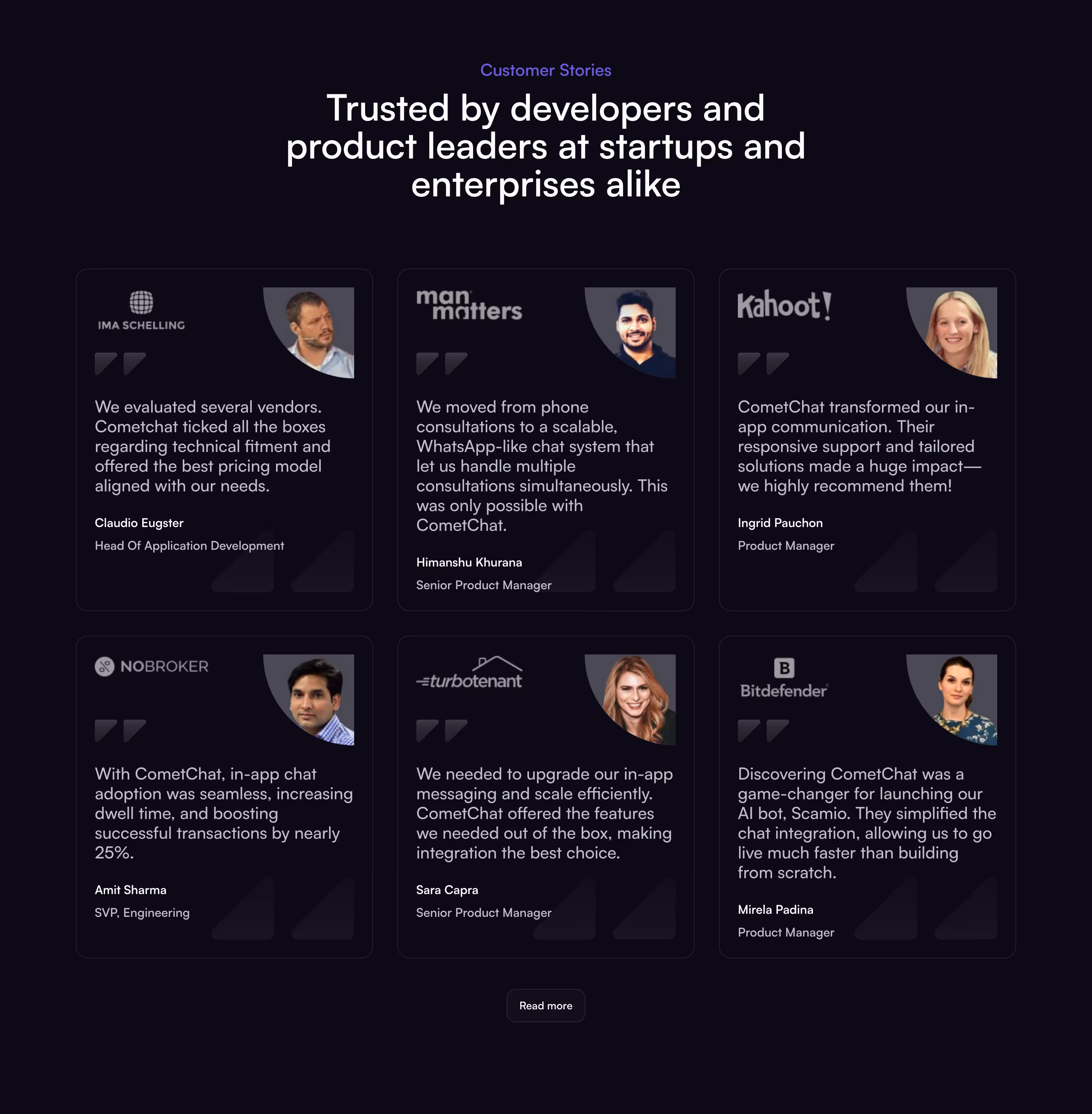 Cometchat feature design — Engineering & Infrastructure