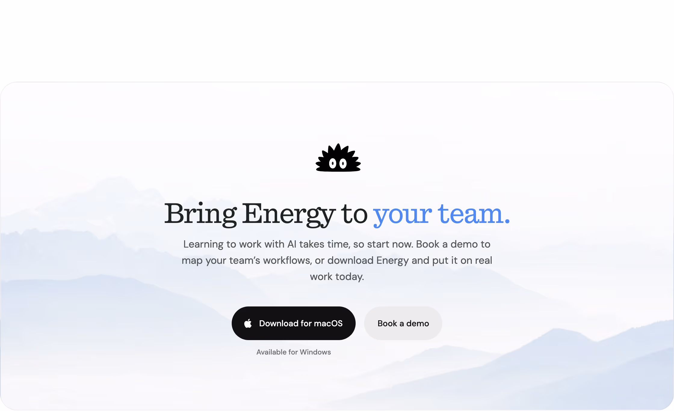 Getenergy cta design — Productivity & Collaboration