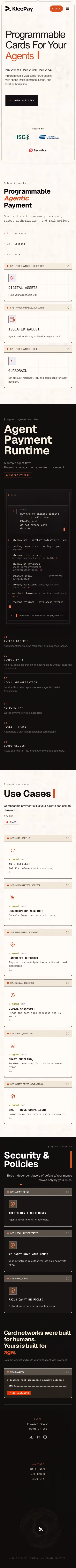 Kleepay mobile design — Finance & Commerce