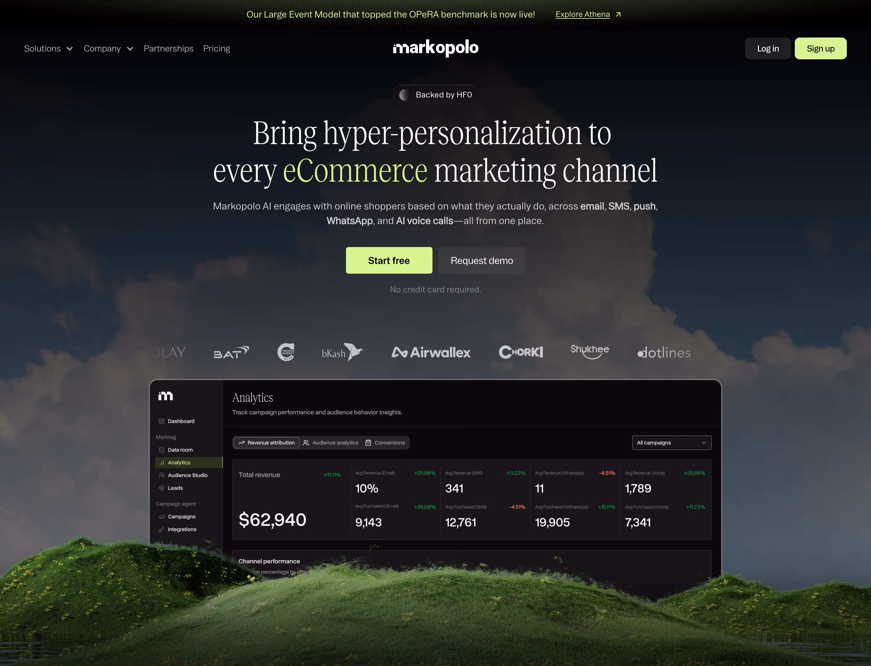 Markopolo hero design — Marketing