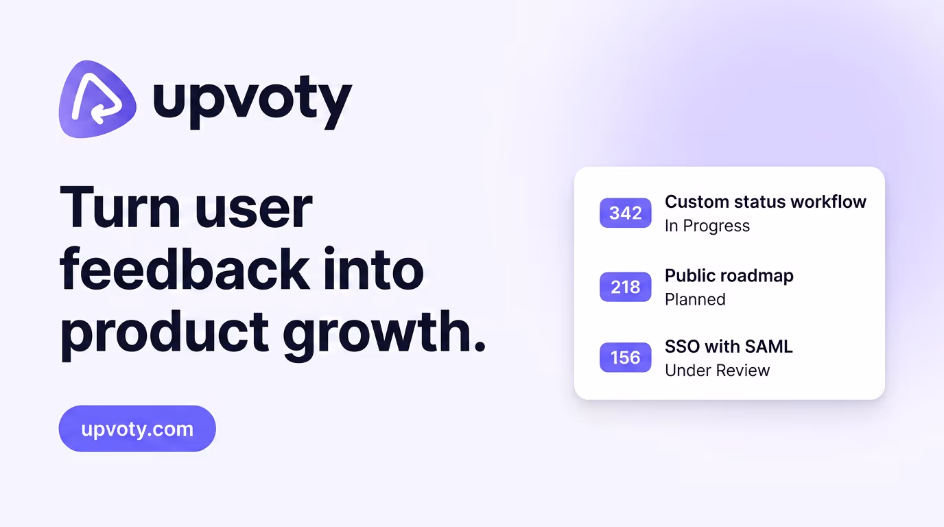Upvoty og image design — Productivity & Collaboration
