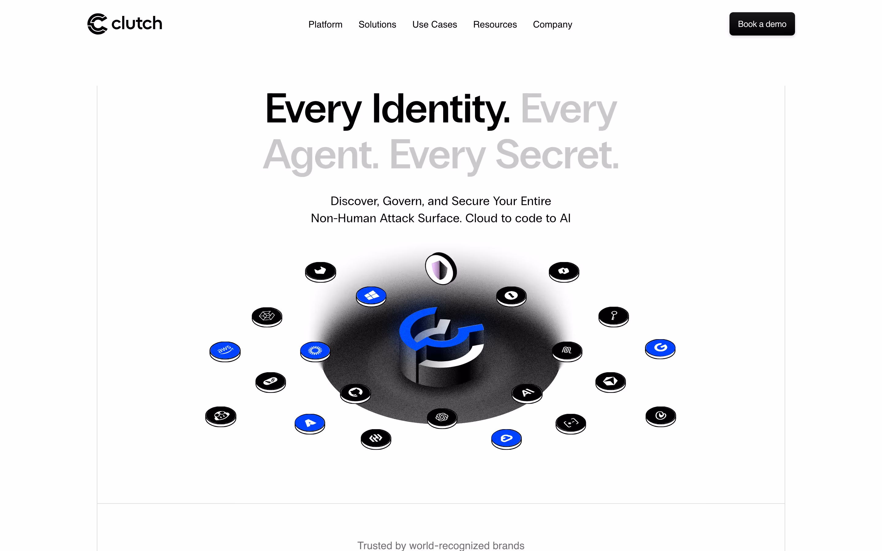 Clutch Security hero design — Security