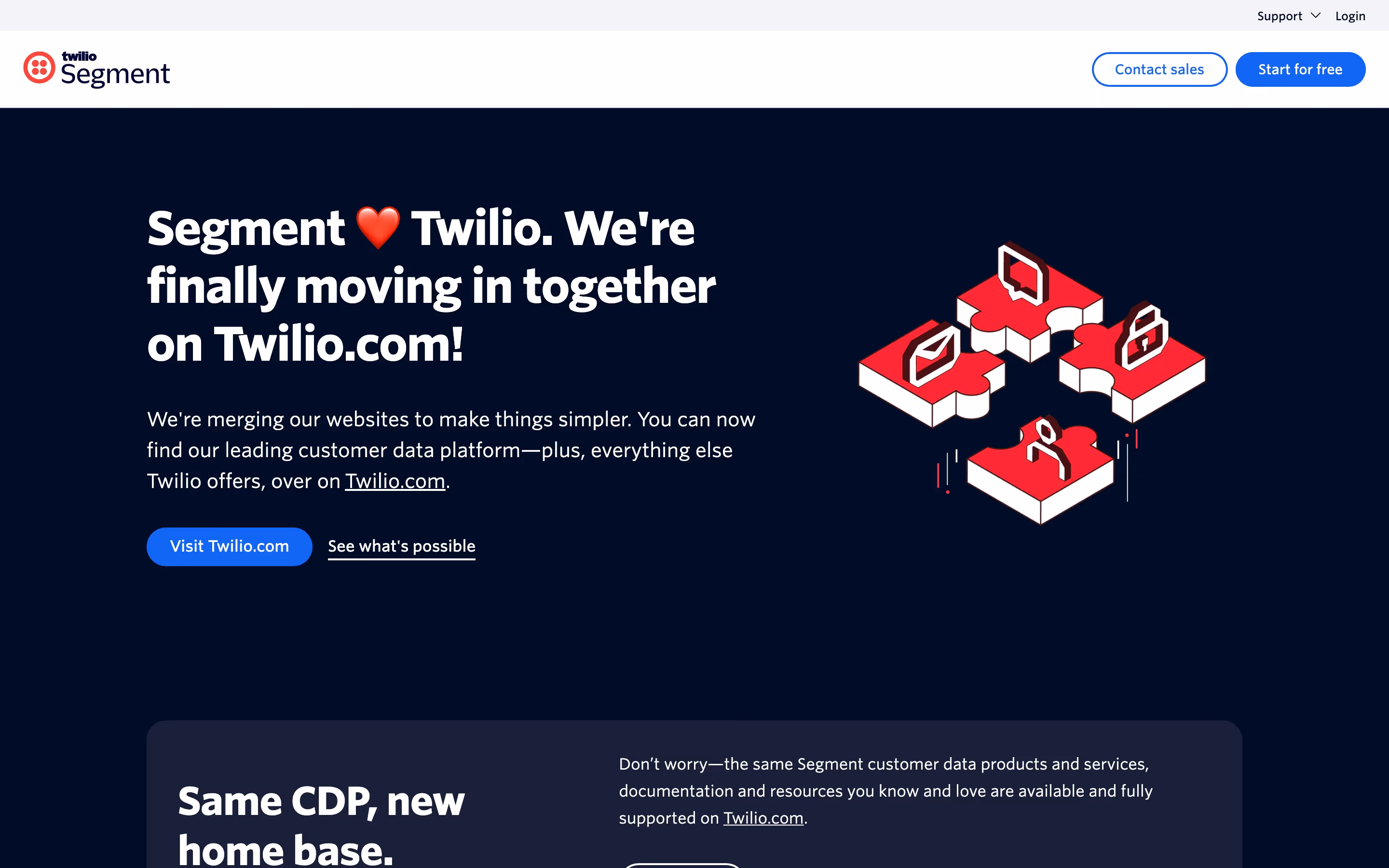 Segment hero design — Data & Analytics