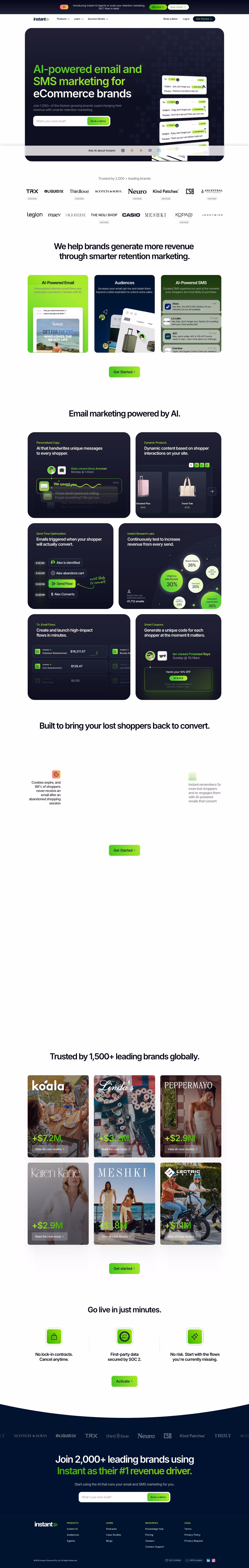 Instant full landing page screenshot (desktop)
