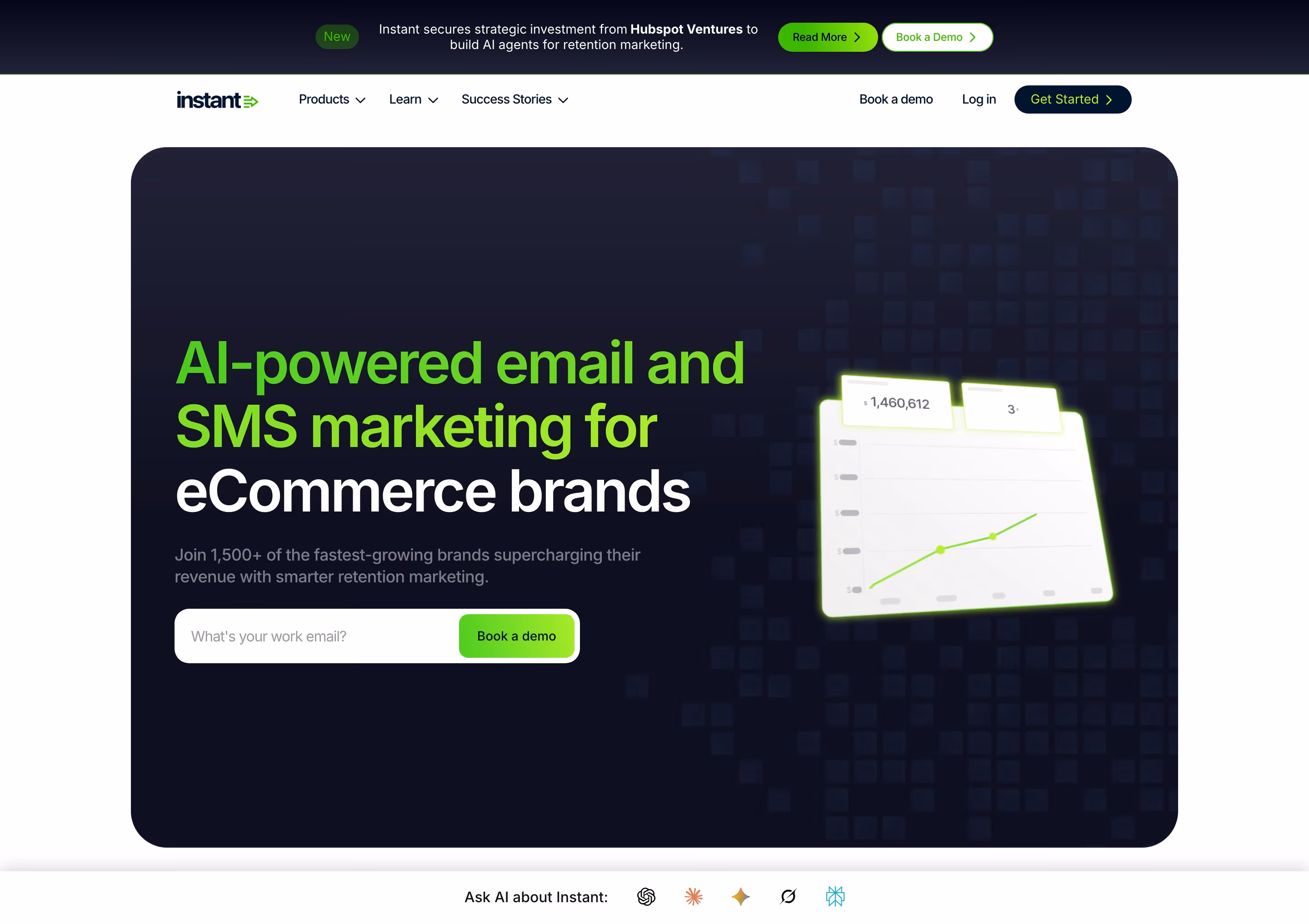 Instant hero design — Marketing