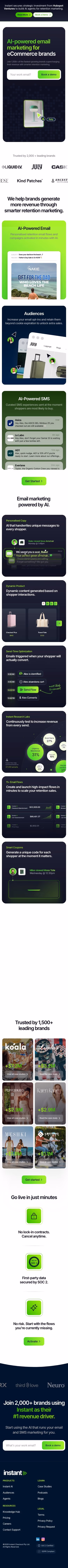 Instant mobile design — Marketing