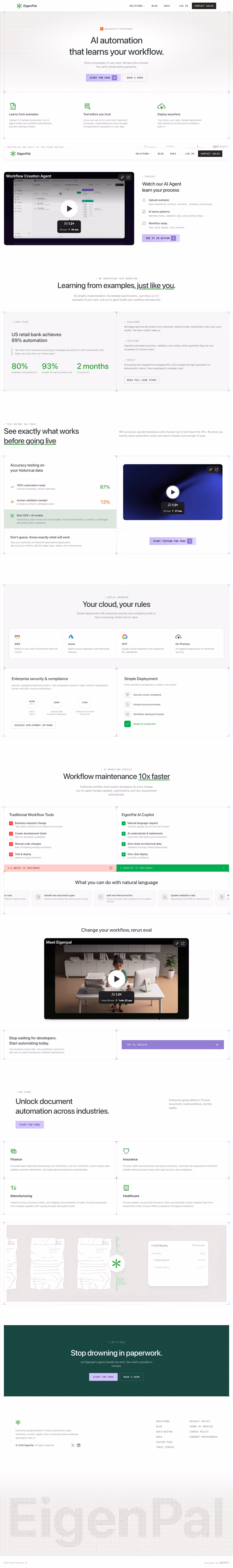 Eigenpal full landing page screenshot (desktop)