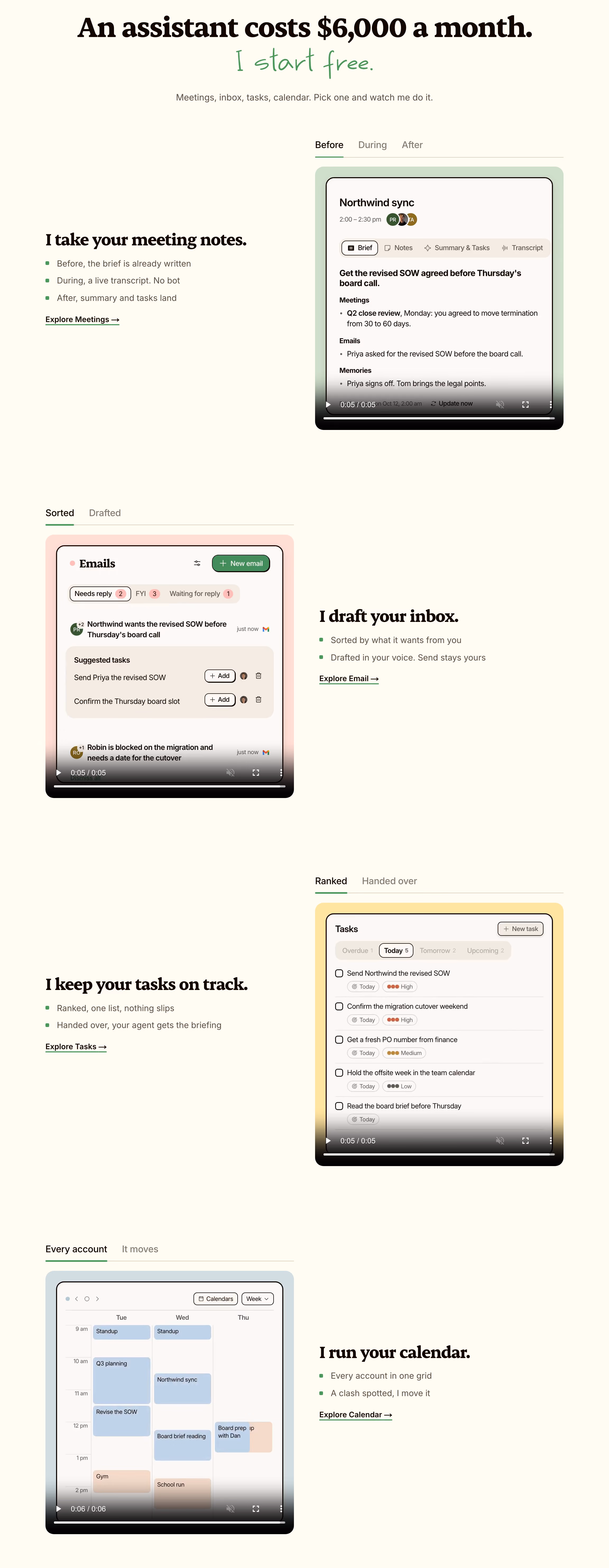HireKai Features section design