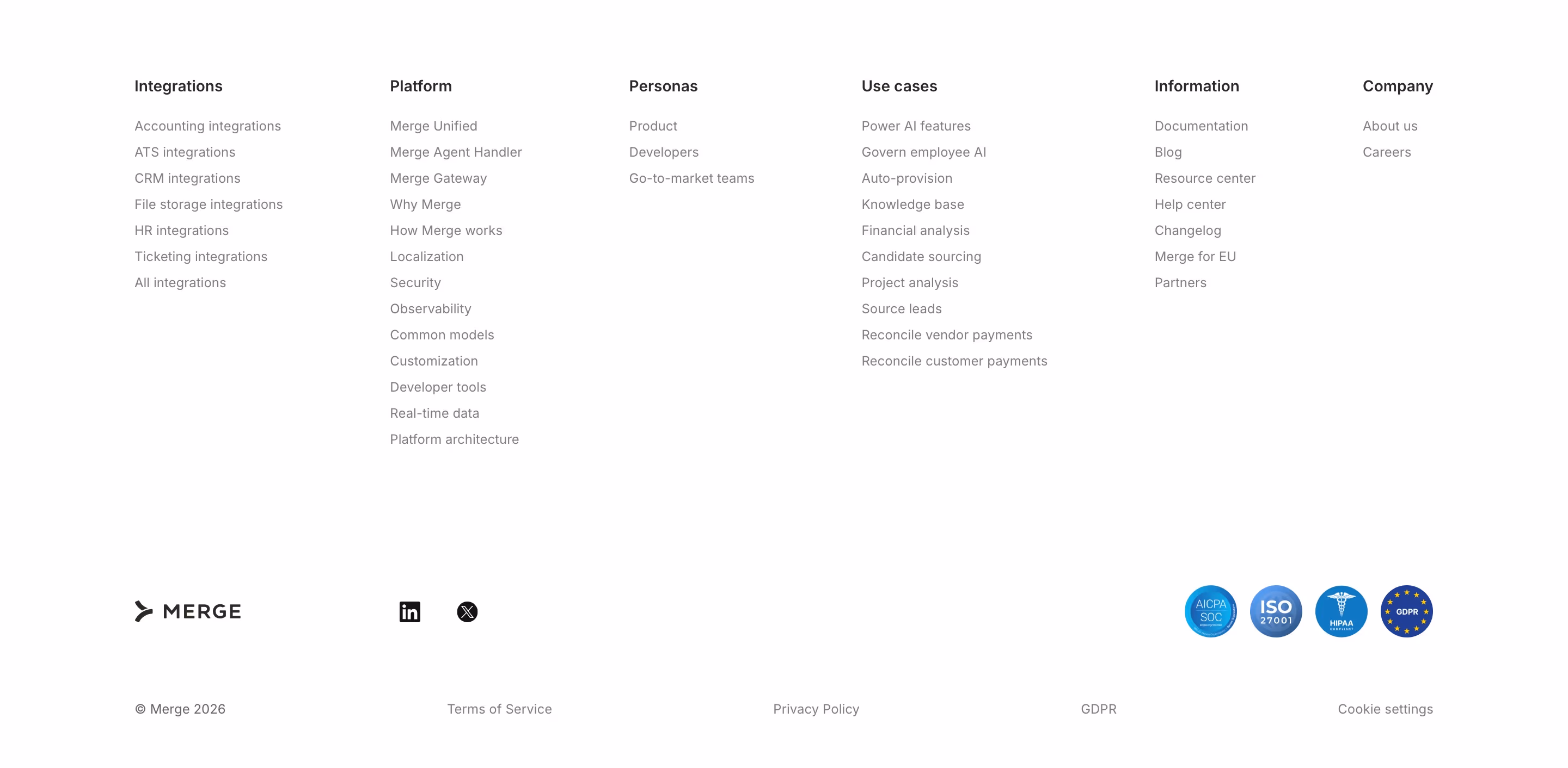 Merge footer design — Engineering & Infrastructure