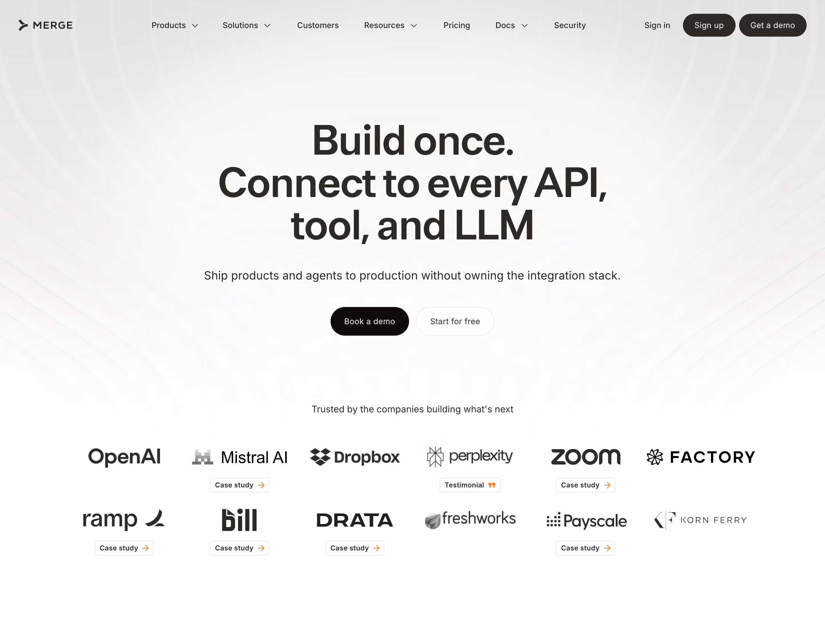 Merge hero design — Engineering & Infrastructure