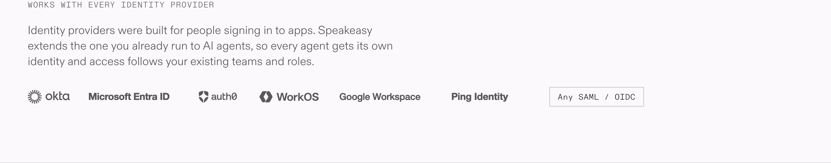 Speakeasy logo cloud design — Security
