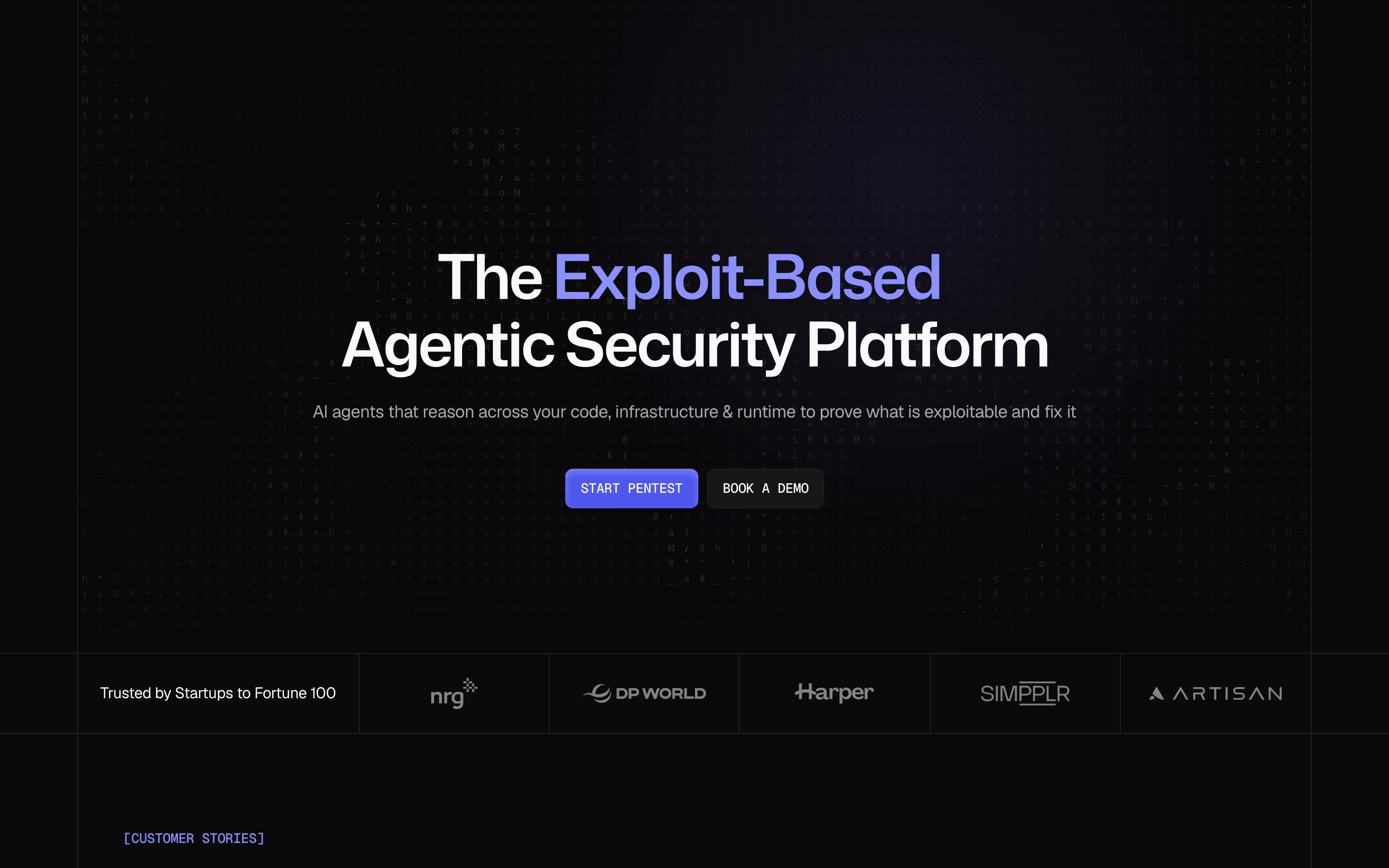 Codeant hero design — Security