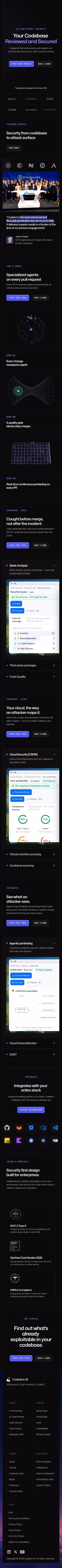 Codeant mobile design — Security