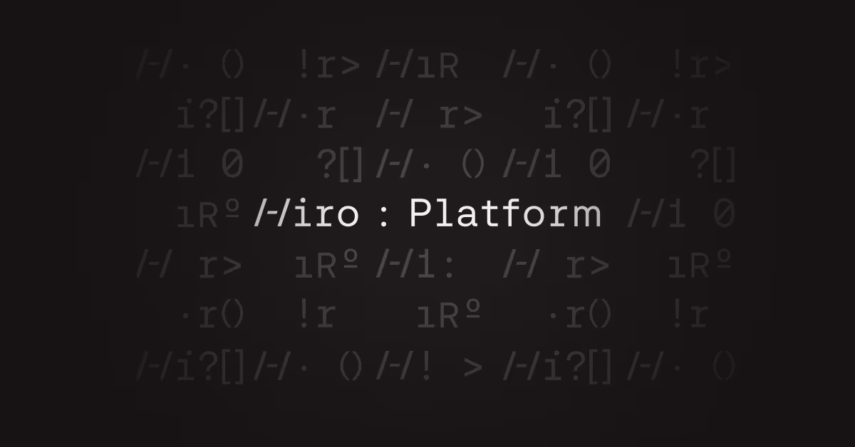 Hiro og image design — Engineering & Infrastructure