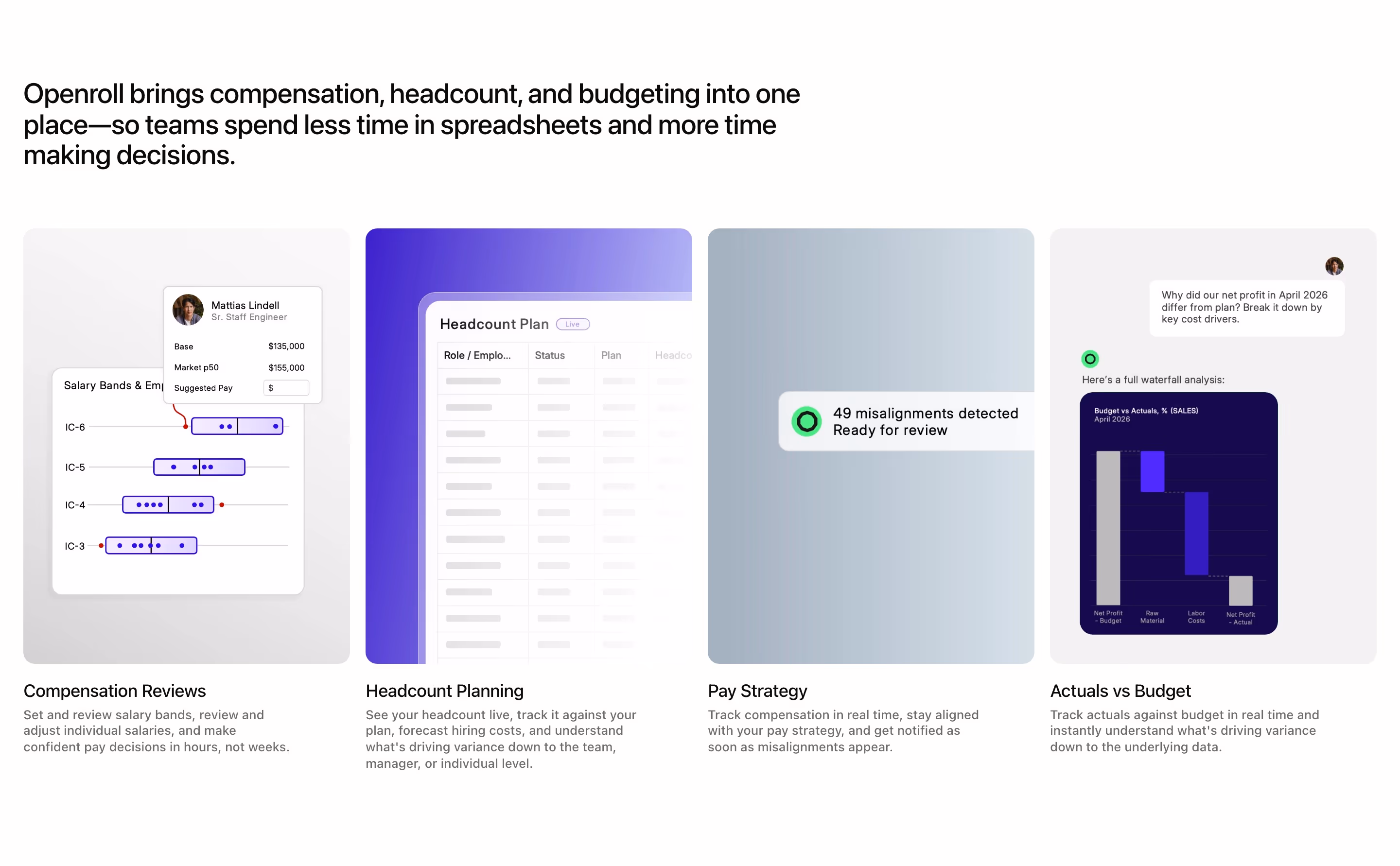 Openroll feature design — People & Culture