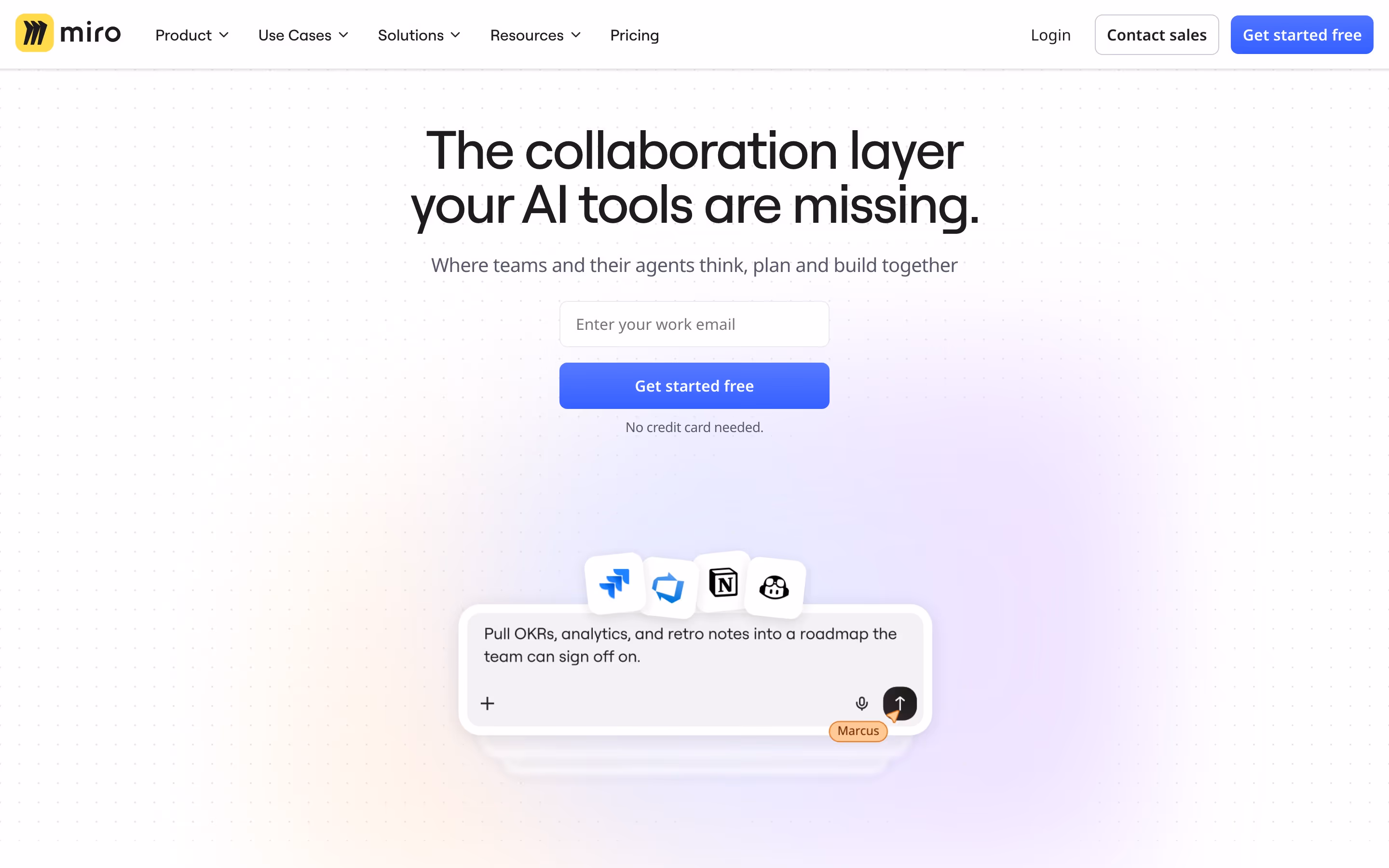 Miro hero — Productivity & Collaboration