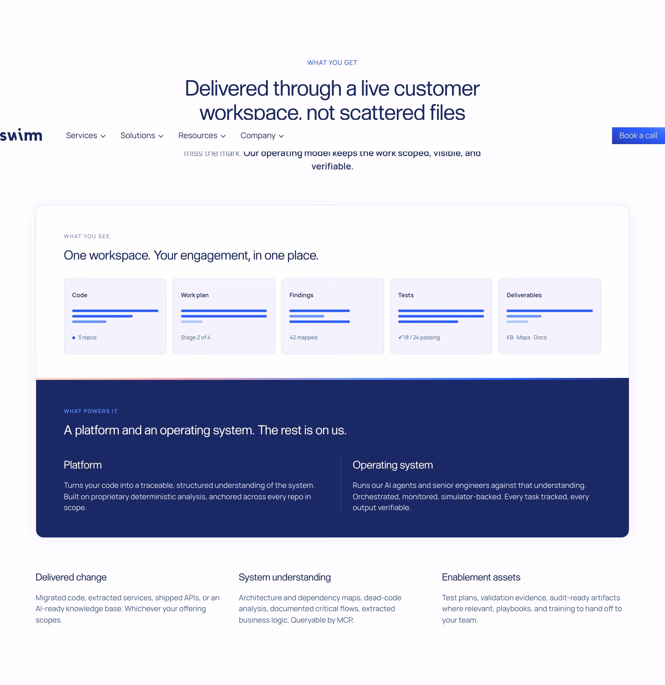 Swimm feature design — Engineering & Infrastructure