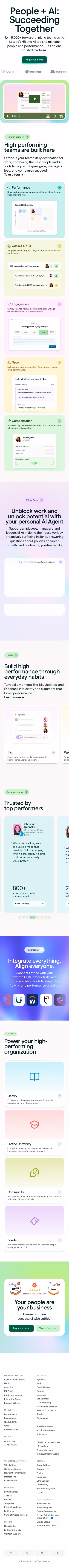 Lattice mobile design — People & Culture